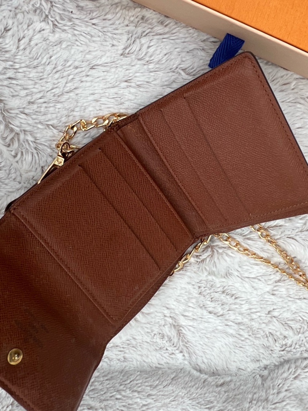 Louis Vuitton Monogram Mini Crossbody in Brown and Gold - Picture 8 of 10